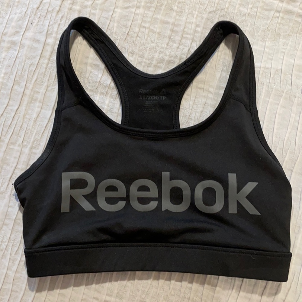 Black Reebok Sports Bra